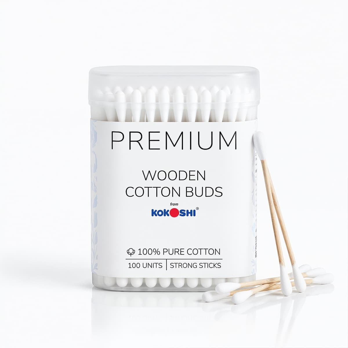 Premium Wooden Cotton Buds