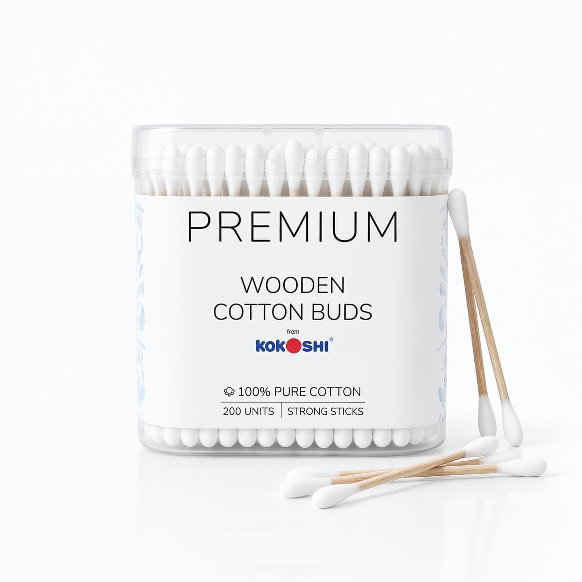 Premium Wooden Cotton Buds