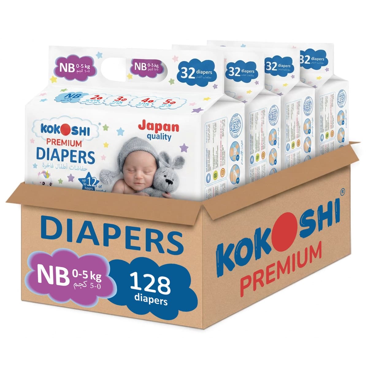 Premium Diapers Size NB (NB)